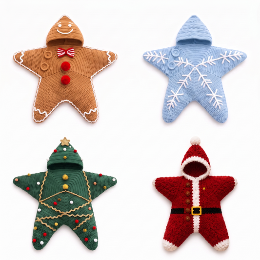 [PRE-ORDER] Christmas Star Baby Onesie