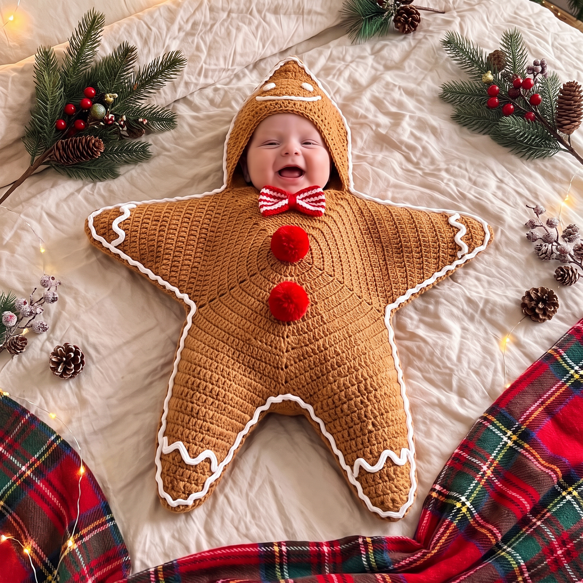 [PRE-ORDER] Christmas Star Baby Onesie