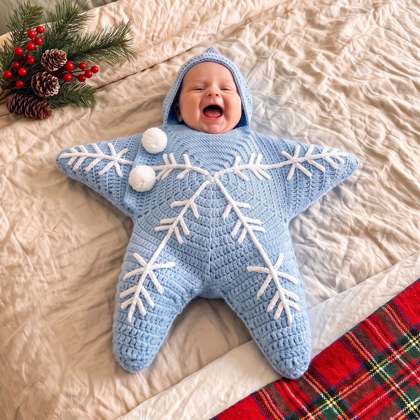 [PRE-ORDER] Christmas Star Baby Onesie