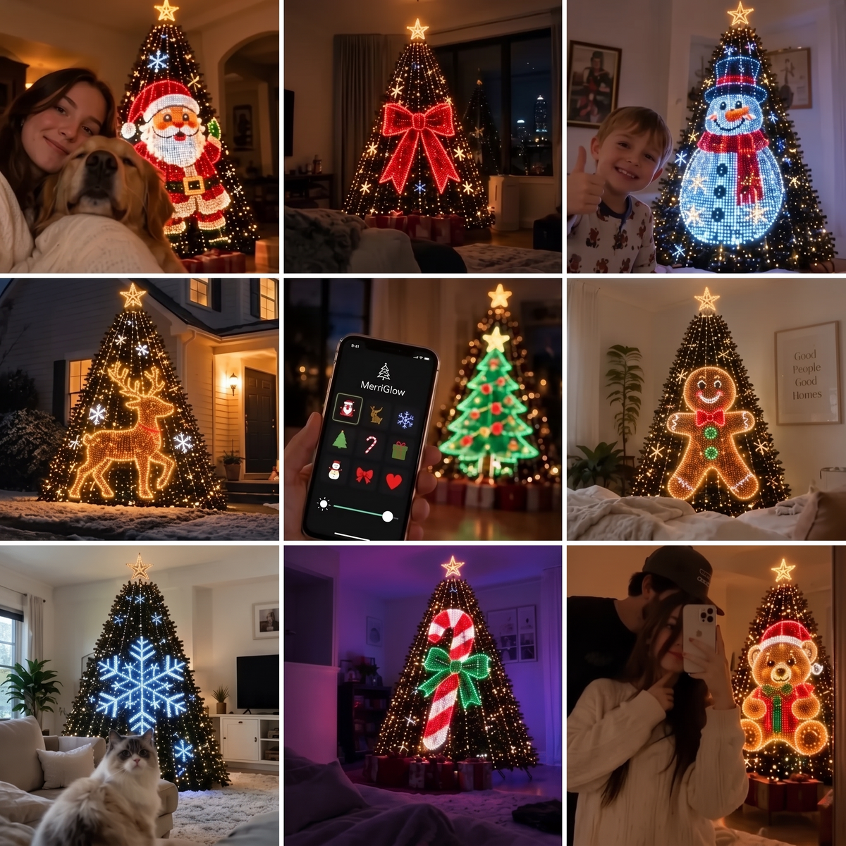 MerriGlow - Animated Christmas Tree Lights